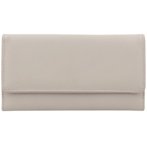 Portofel pentru femei cu suport pentru telefon și protecție RFID (gri-roz)