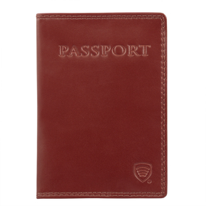 Husă antifurt pentru pașaport biometric (maro)