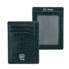 Card de proximitate RFID din piele (Verde, Croco)