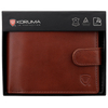 Portofel Bărbătesc din Piele Naturală cu Protecție Antifurt RFID (cognac)