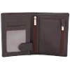 Portofel bărbătesc din piele cu protecție pentru carduri de proximitate RFID BLOCK (maro)