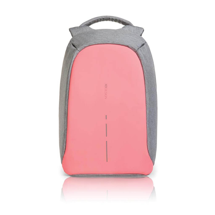 Rucsac anti-furt pentru laptop și tabletă Bobby Compact (Gri-Rosat)