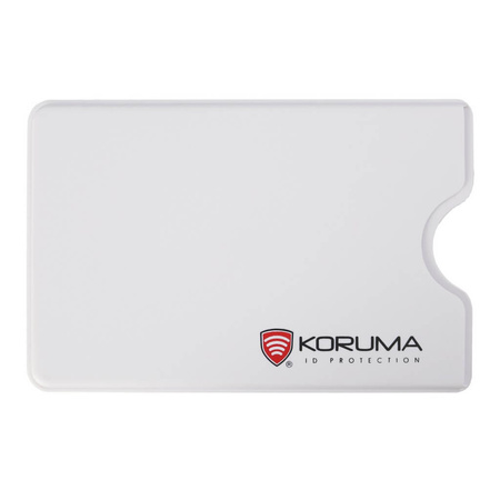 Card de plastic antifurt RFID (alb)