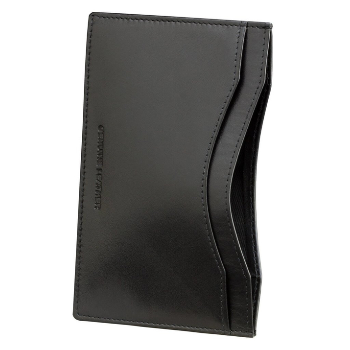 Husă din piele pentru pașaport biometric (negru)
