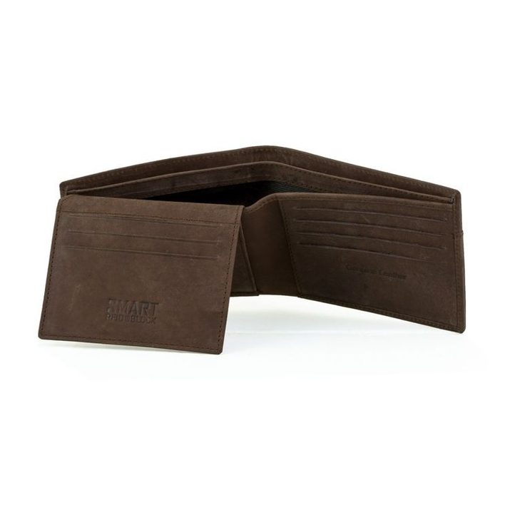 Portofel de card SMART RFID BLOCK (maro)