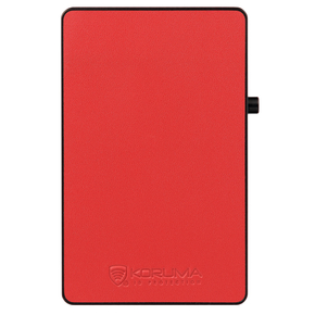 Portofel din piele pentru bărbați cu husă din aluminiu (negru)