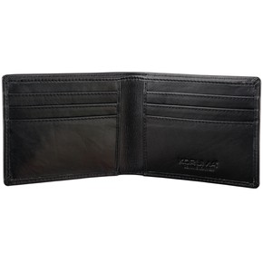 Portofel din piele SLIM pentru bărbați (negru)