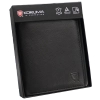Portofel din piele pentru bărbați cu protecție RFID BLOCK (negru)