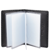 Portofel mic și compact pentru carduri de credit cu album suplimentar (negru, carbon)