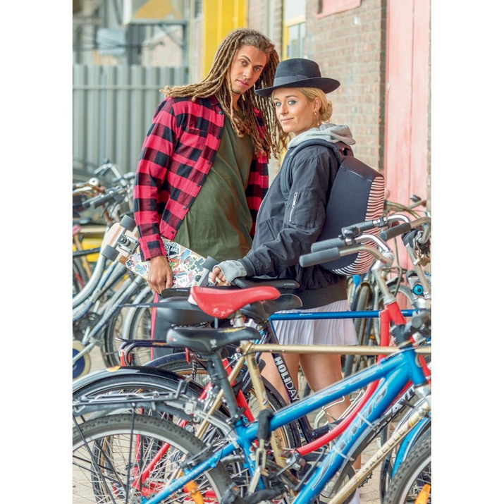 Rucsac anti-furt pentru laptop și tabletă Bobby Compact (Zebra)