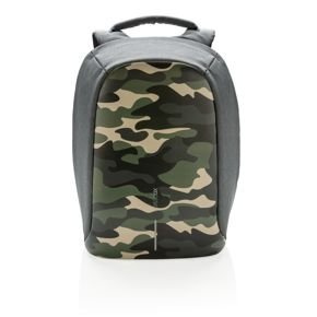 Rucsac anti-furt pentru laptop și tabletă Bobby Compact (verde camuflaj)