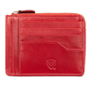 Portofel RFID cu blocare pentru card și ID (roșu)