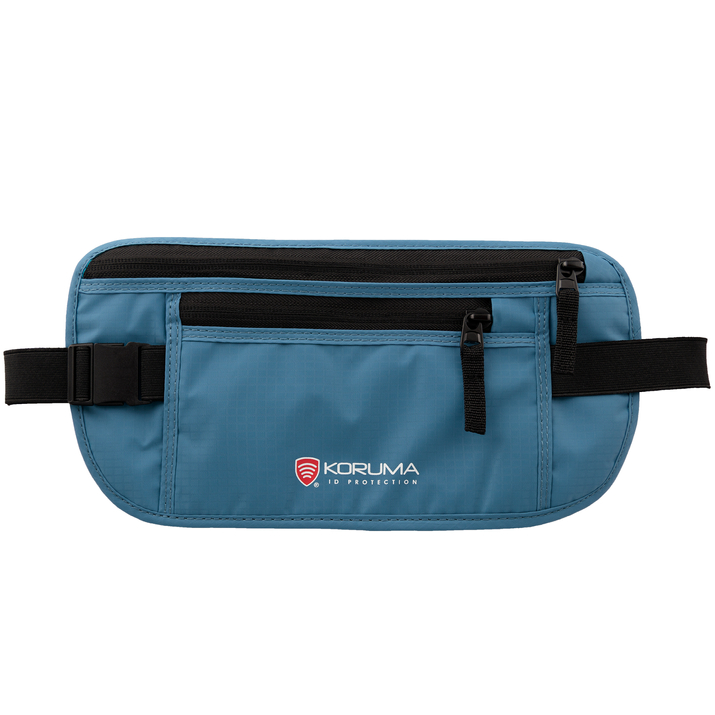 Husă discretă pentru drumeții cu protecție RFID (Albastru)