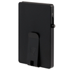 Portofel de carduri din aluminiu cu clip pentru bancnote (negru)