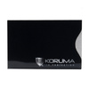 Suport pentru carduri de proximitate - Koruma (vertical, negru, logo argintiu) set de 5 bucăți.