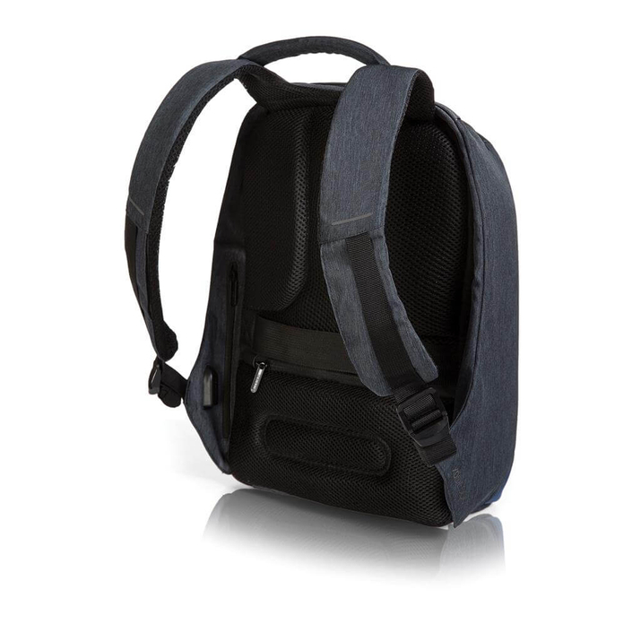 Rucsac anti-furt pentru laptop și tabletă Bobby Compact (negru-verde)