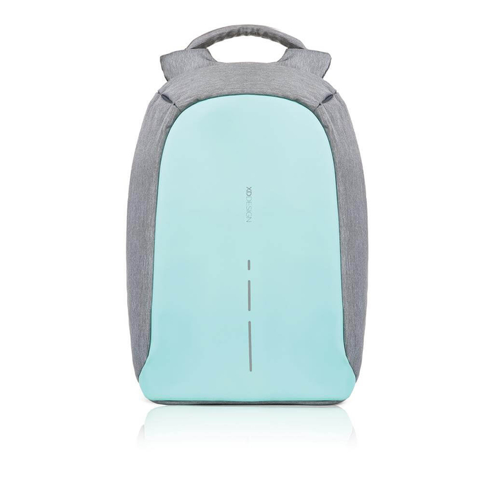 Rucsac anti-furt pentru laptop și tabletă Bobby Compact (Gri-Mint)