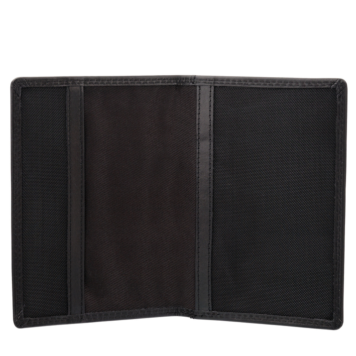 Husă pentru pașaport cu protecție RFID (negru)