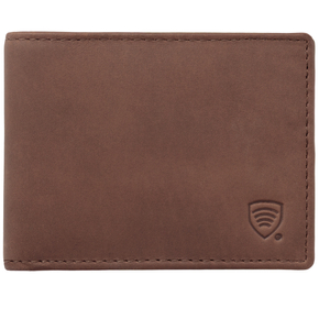 Portofel antifurt pentru tineri cu protecție RFID (maro)