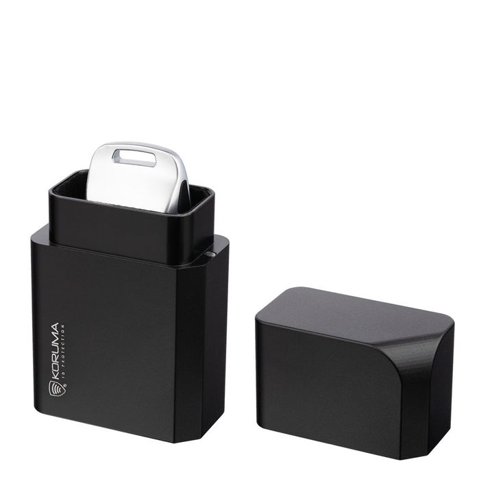Cușcă Faraday pentru chei auto Keyless (negru)