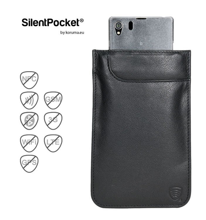 Husă de telefon anti-spionaj SilentPocket®