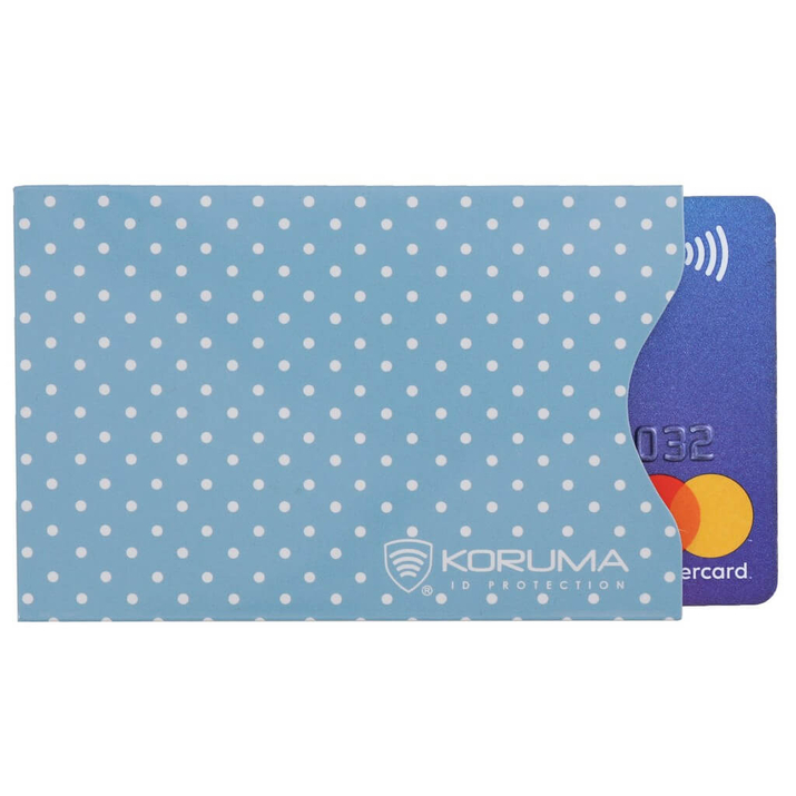Husă antifurt pentru carduri de proximitate (albastru)