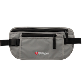 Husă discretă pentru drumeții cu protecție RFID (Gri deschis)