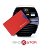 Husă din plastic antifurt RFID pentru card de debit (roșu)