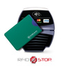 Husă de plastic cu protecție RFID pentru card de credit (verde)