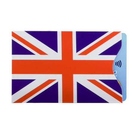 Husă antifurt pentru carduri de proximitate - Union Jack