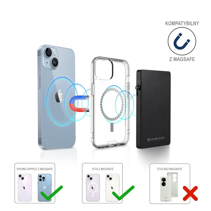 Carcasă din aluminiu cu carduri detașabile și spațiu pentru AirTag de la Apple (negru)