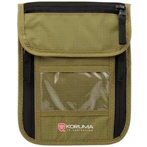 Portofel Anti-Furt Pentru Gât cu Protecție RFID STOP™ - Siguranța Documentelor Tale (Verde)