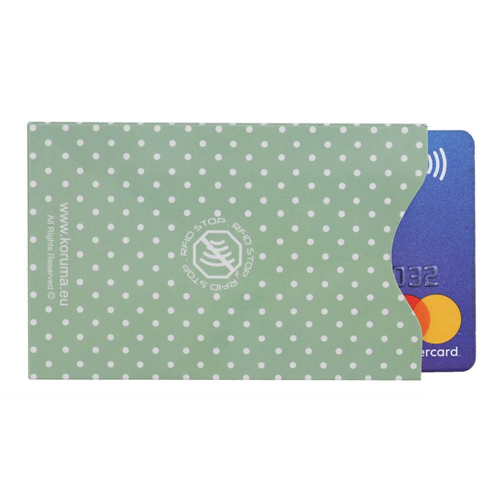 Husă antifurt pentru carduri de proximitate (verde)