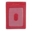 Carcasă din piele pentru carduri de proximitate RFID pentru jachetă (roșu)