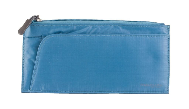 Portofel cu card de proximitate de securitate (turcoaz) orizontal