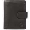 Portofel Bărbați Piele Naturală pentru Carduri și Monede cu Protecție RFID BLOCK (Maro Întunecat)
