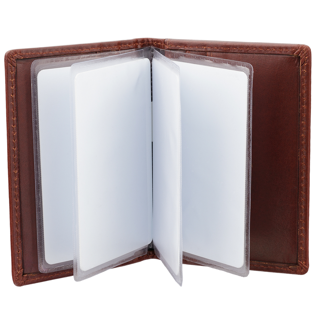 Mały antykradzieżowy męski portfel na karty, mniejszy niż telefon