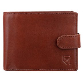 Portofel Bărbătesc din Piele Naturală cu Protecție Antifurt RFID (cognac)